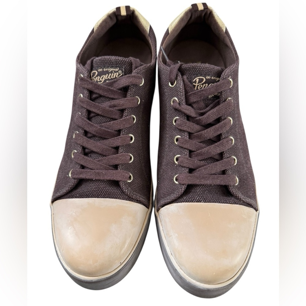 The Original Penguin men’s canvas George shoe size 10.5